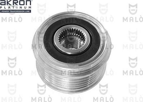 AKRON-MALÒ 1580104 - Pulley, alternator, freewheel clutch car-mod.net