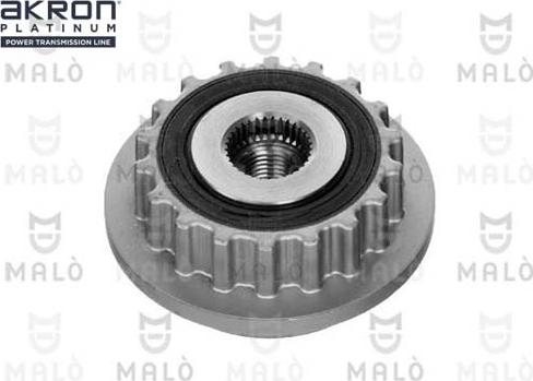 AKRON-MALÒ 1580100 - Pulley, alternator, freewheel clutch car-mod.net