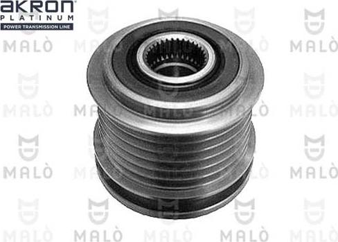 AKRON-MALÒ 1580114 - Pulley, alternator, freewheel clutch car-mod.net