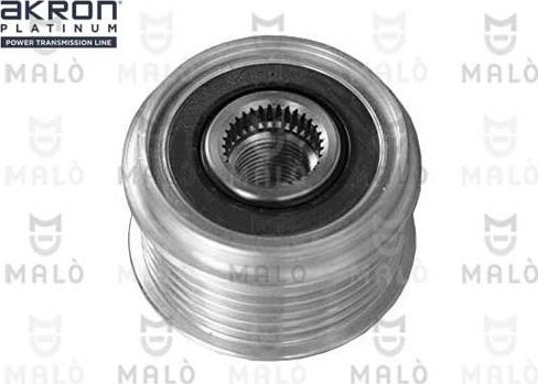AKRON-MALÒ 1580117 - Pulley, alternator, freewheel clutch car-mod.net