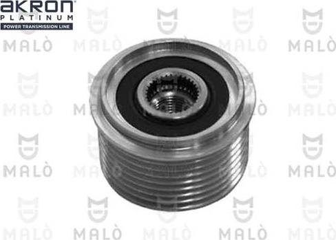 AKRON-MALÒ 1580186 - Pulley, alternator, freewheel clutch car-mod.net