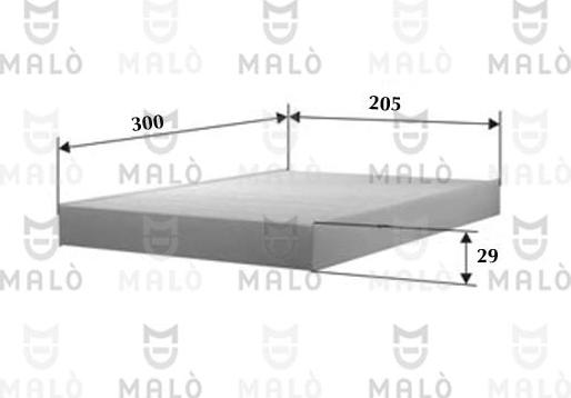 AKRON-MALÒ 1530461 - Filter, interior air car-mod.net