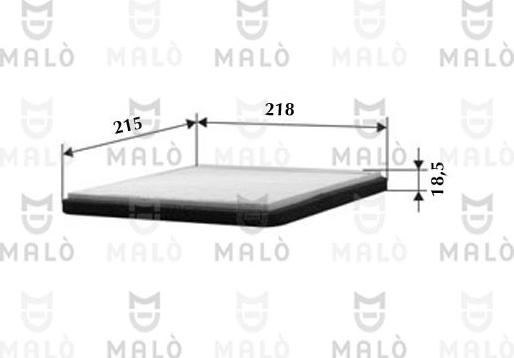 AKRON-MALÒ 1530501 - Filter, interior air car-mod.net
