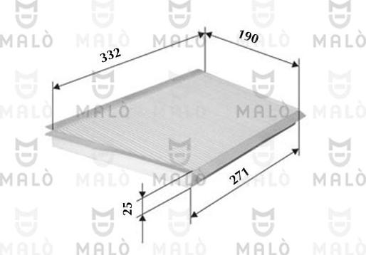 AKRON-MALÒ 1530661 - Filter, interior air car-mod.net