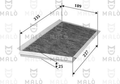AKRON-MALÒ 1530662 - Filter, interior air car-mod.net