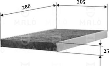 AKRON-MALÒ 1530052 - Filter, interior air car-mod.net