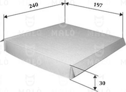 AKRON-MALÒ 1530162 - Filter, interior air car-mod.net