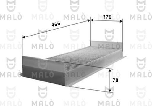 AKRON-MALÒ 1530852 - Filter, interior air car-mod.net