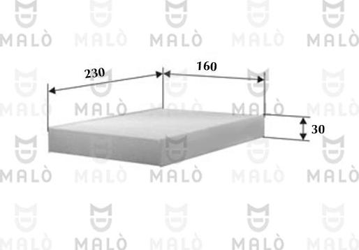 AKRON-MALÒ 1530351 - Filter, interior air car-mod.net