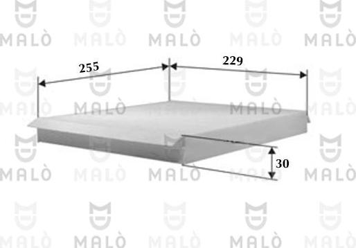 AKRON-MALÒ 1530381 - Filter, interior air car-mod.net