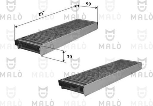 AKRON-MALÒ 1531032 - Filter, interior air car-mod.net