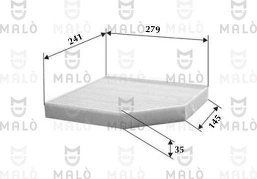 AKRON-MALÒ 1531751 - Filter, interior air car-mod.net