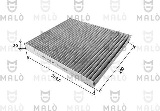 AKRON-MALÒ 1532402 - Filter, interior air car-mod.net