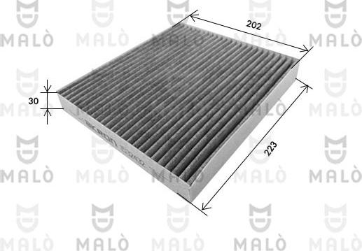 AKRON-MALÒ 1532432 - Filter, interior air car-mod.net