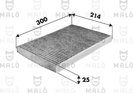 AKRON-MALÒ 1532532 - Filter, interior air car-mod.net