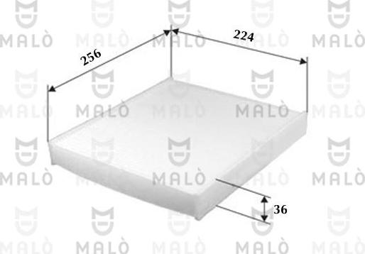 AKRON-MALÒ 1532001 - Filter, interior air car-mod.net