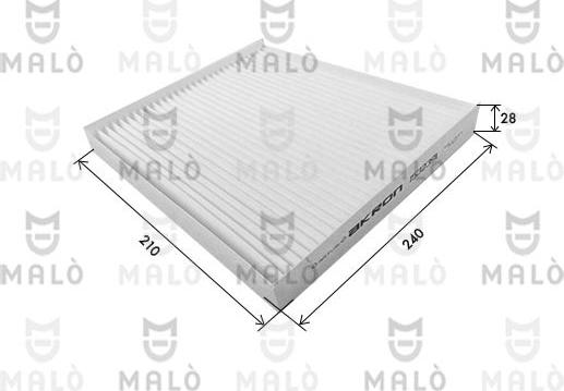 AKRON-MALÒ 1532391 - Filter, interior air car-mod.net