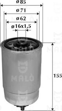 AKRON-MALÒ 1520004 - Fuel filter car-mod.net