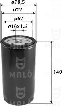 AKRON-MALÒ 1520035 - Fuel filter car-mod.net