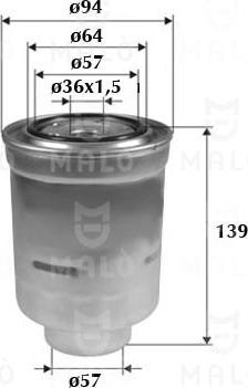 AKRON-MALÒ 1520196 - Fuel filter car-mod.net