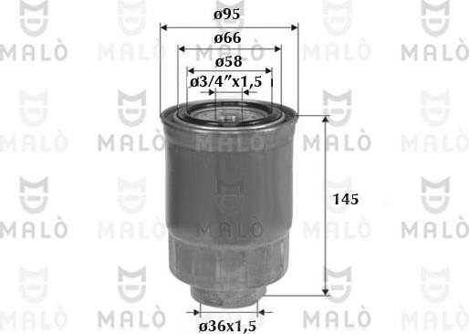 AKRON-MALÒ 1520100 - Fuel filter car-mod.net