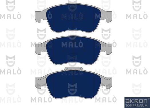 AKRON-MALÒ 1050995 - Brake Pad Set, disc brake car-mod.net