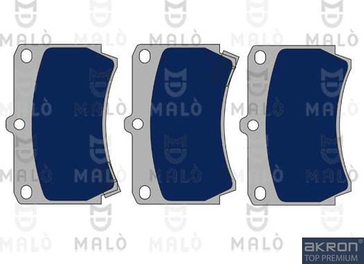 AKRON-MALÒ 1050971 - Brake Pad Set, disc brake car-mod.net