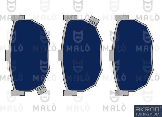 AKRON-MALÒ 1050973 - Brake Pad Set, disc brake car-mod.net