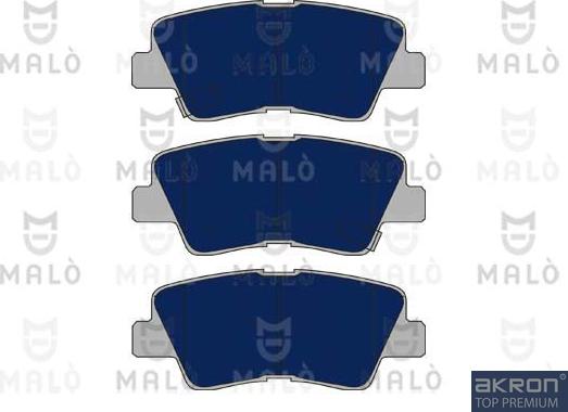 AKRON-MALÒ 1050977 - Brake Pad Set, disc brake car-mod.net