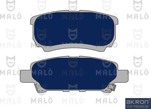 AKRON-MALÒ 1050564 - Brake Pad Set, disc brake car-mod.net