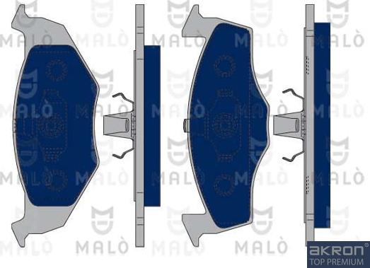 AKRON-MALÒ 1050091 - Brake Pad Set, disc brake car-mod.net