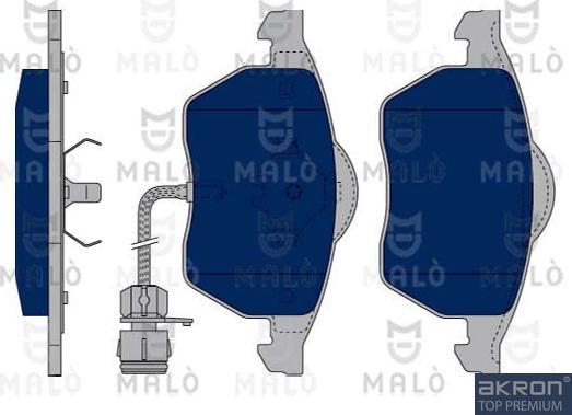 AKRON-MALÒ 1050057 - Brake Pad Set, disc brake car-mod.net