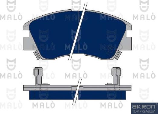 AKRON-MALÒ 1050009 - Brake Pad Set, disc brake car-mod.net