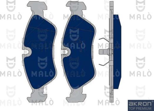 AKRON-MALÒ 1050007 - Brake Pad Set, disc brake car-mod.net