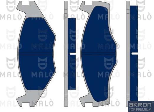 AKRON-MALÒ 1050014 - Brake Pad Set, disc brake car-mod.net