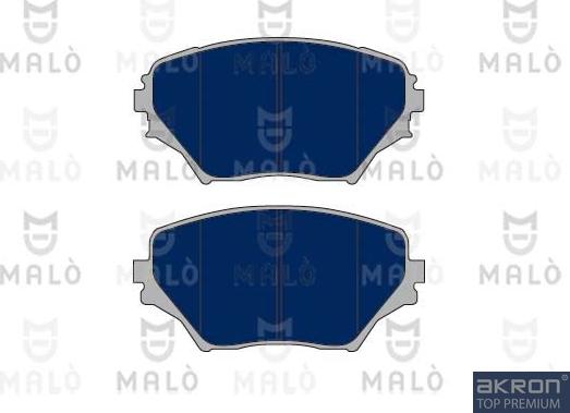 AKRON-MALÒ 1050010 - Brake Pad Set, disc brake car-mod.net