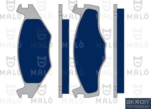 AKRON-MALÒ 1050013 - Brake Pad Set, disc brake car-mod.net
