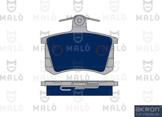AKRON-MALÒ 1050012 - Brake Pad Set, disc brake car-mod.net