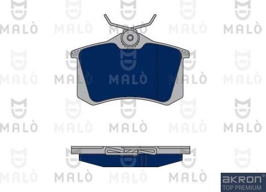 AKRON-MALÒ 1050109 - Brake Pad Set, disc brake car-mod.net