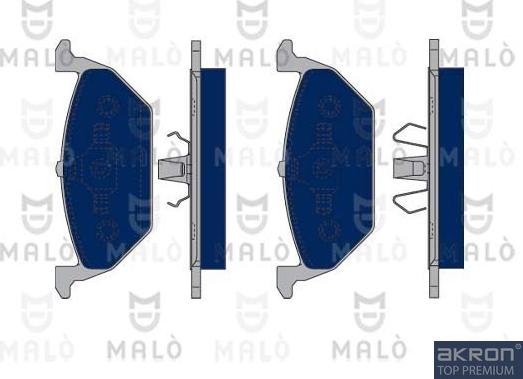 AKRON-MALÒ 1050104 - Brake Pad Set, disc brake car-mod.net