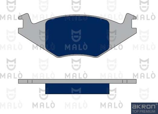 AKRON-MALÒ 1050186 - Brake Pad Set, disc brake car-mod.net