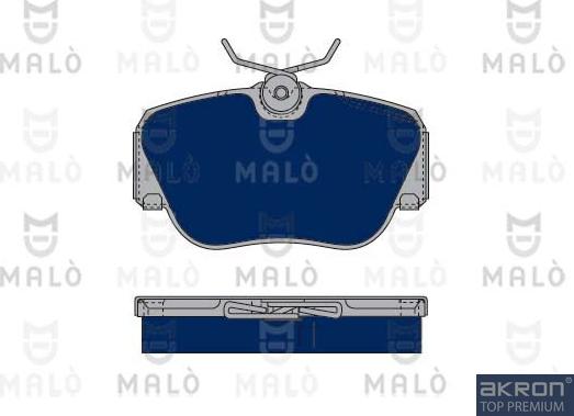 AKRON-MALÒ 1050183 - Brake Pad Set, disc brake car-mod.net
