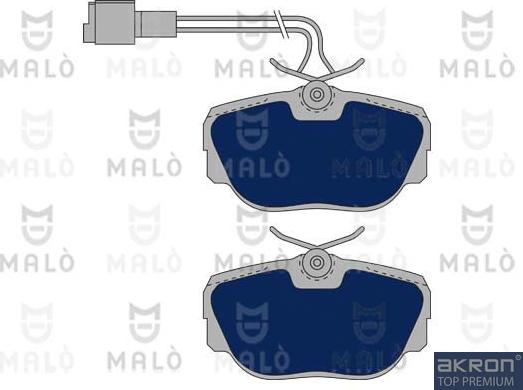 AKRON-MALÒ 1050854 - Brake Pad Set, disc brake car-mod.net