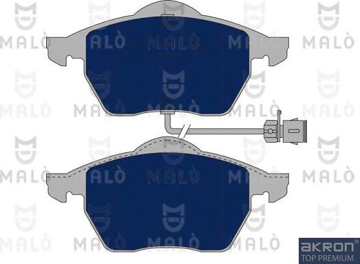 AKRON-MALÒ 1050864 - Brake Pad Set, disc brake car-mod.net