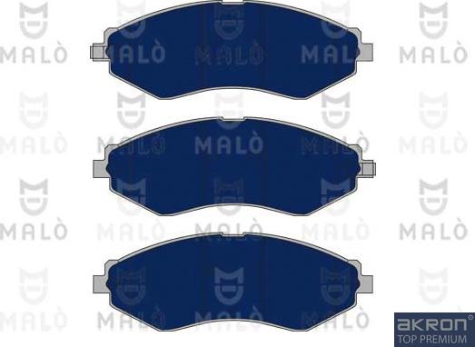 AKRON-MALÒ 1050806 - Brake Pad Set, disc brake car-mod.net