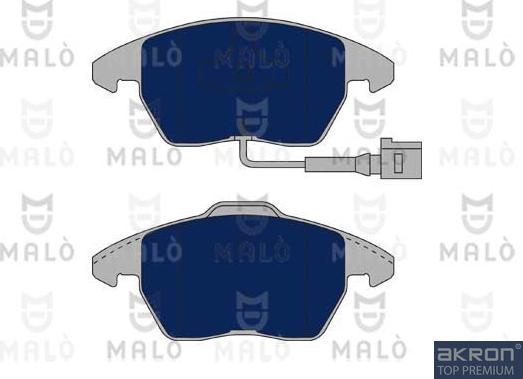 AKRON-MALÒ 1050889 - Brake Pad Set, disc brake car-mod.net