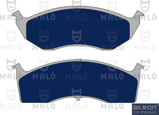 AKRON-MALÒ 1050832 - Brake Pad Set, disc brake car-mod.net