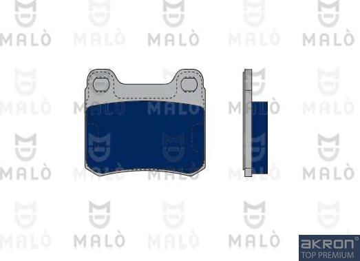 AKRON-MALÒ 1050304 - Brake Pad Set, disc brake car-mod.net