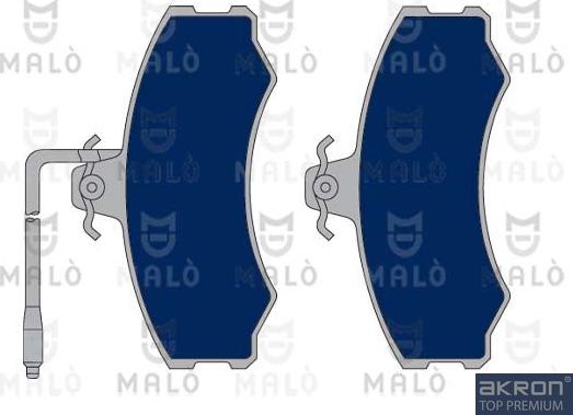 AKRON-MALÒ 1050336 - Brake Pad Set, disc brake car-mod.net