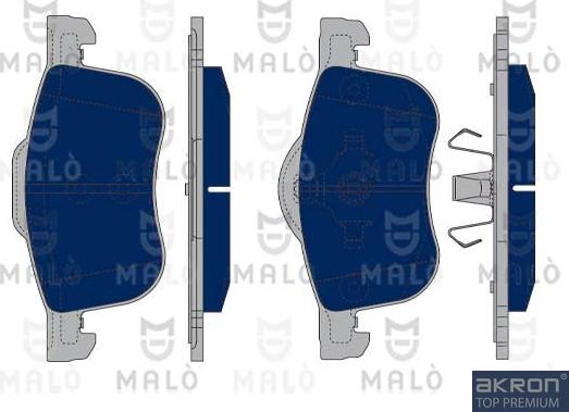 AKRON-MALÒ 1050326 - Brake Pad Set, disc brake car-mod.net